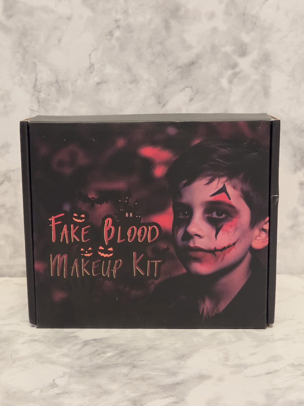 Fake Blood Makeup 12 Piece Kit - Red Halloween Face Paint